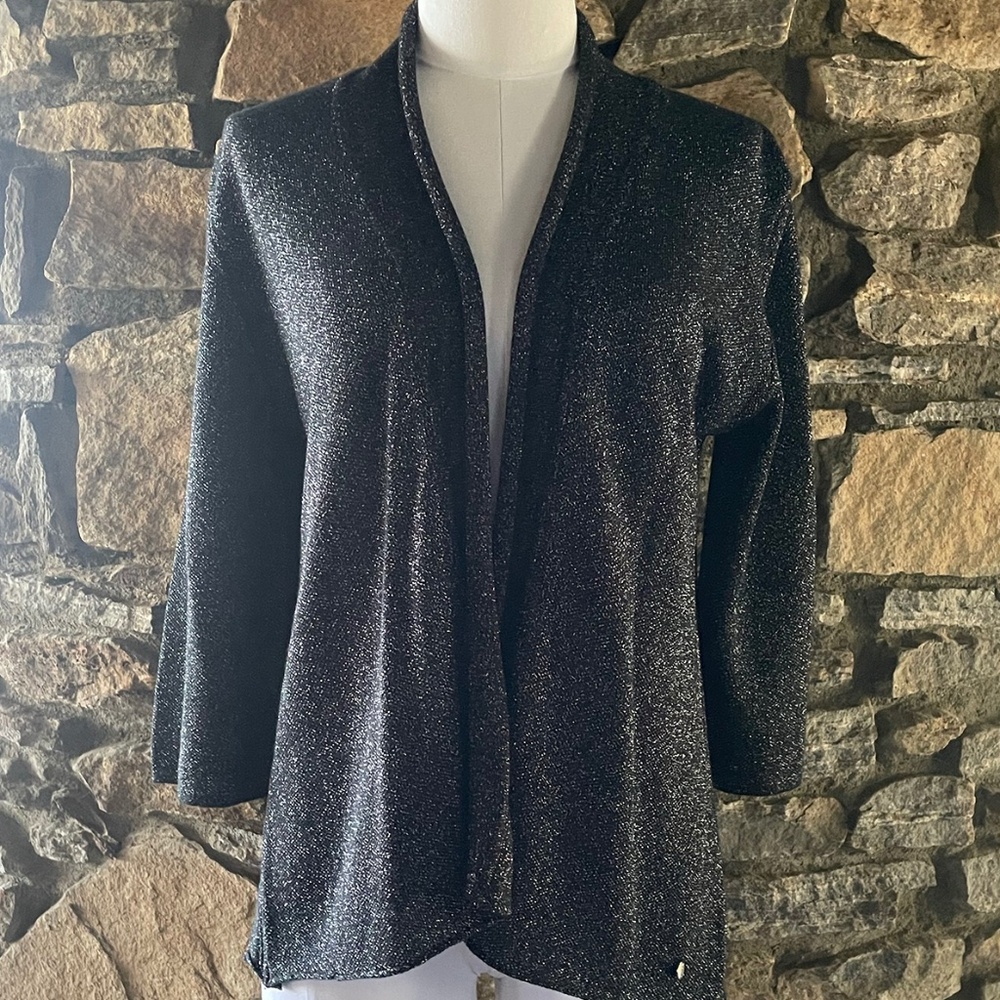 Biana Shimmery Fine Knit Jacket
